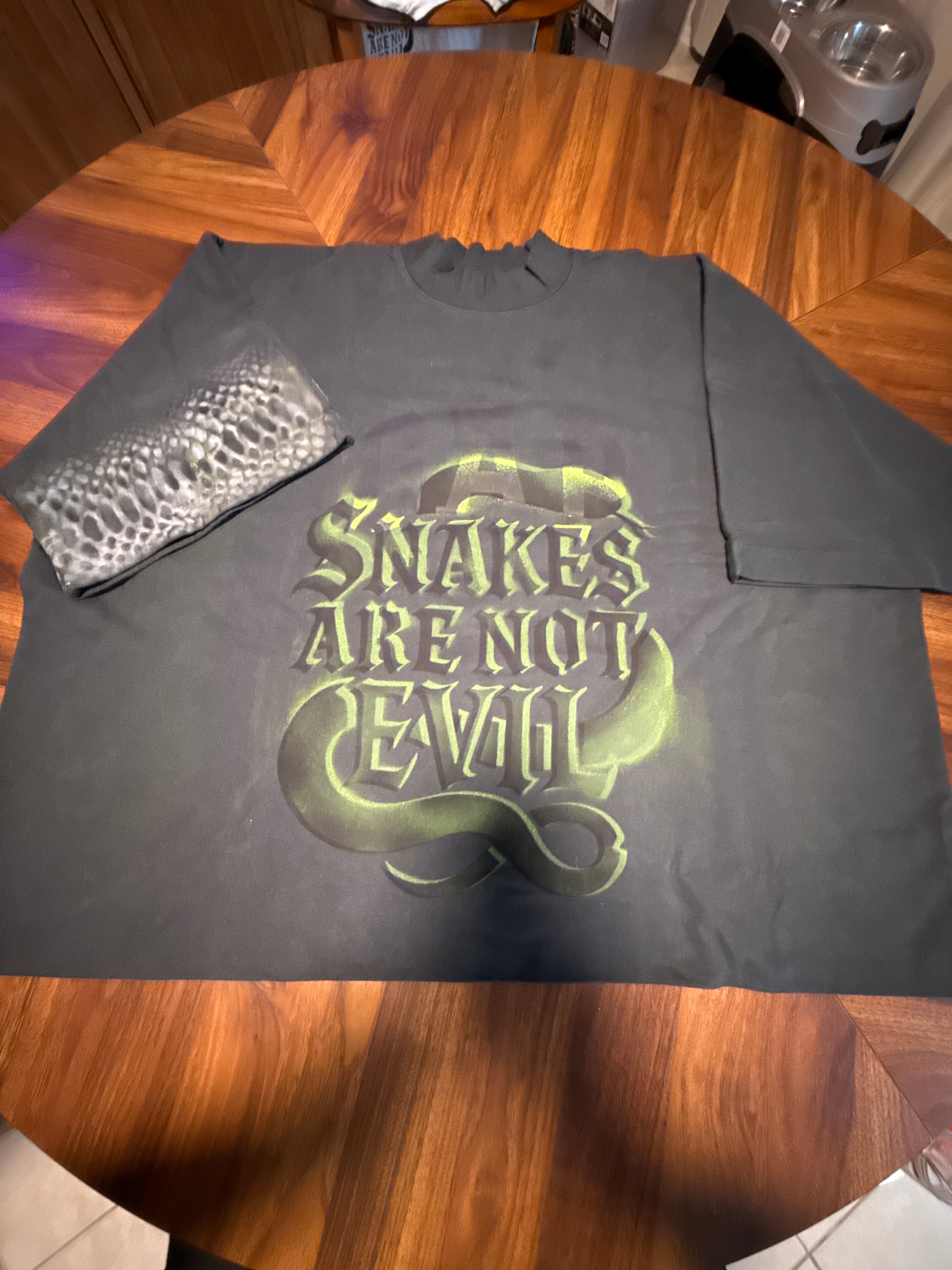 S. A. N. E. exclusive oversize large crop top Dove T