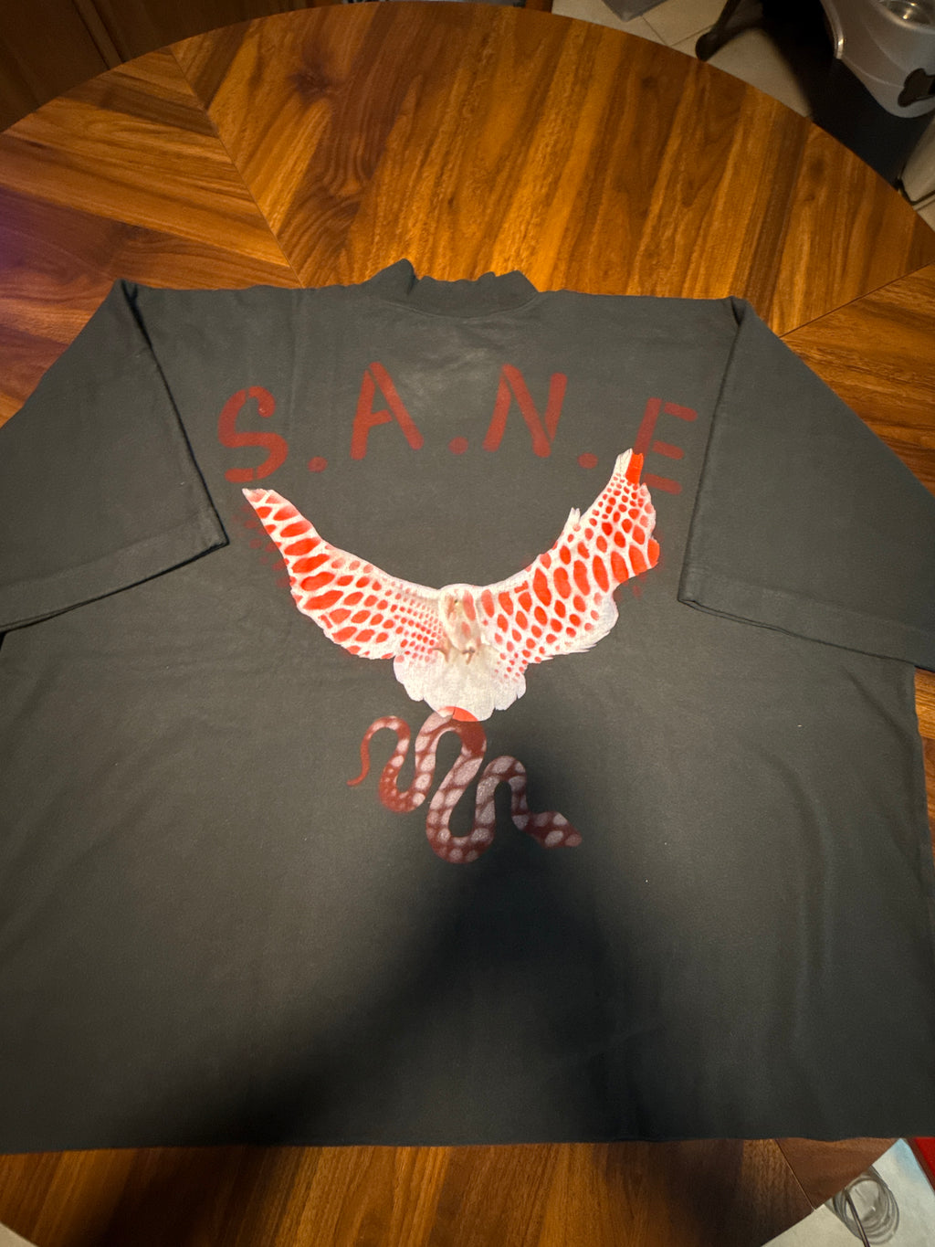 S. A. N. E. exclusive oversize large crop top Dove T