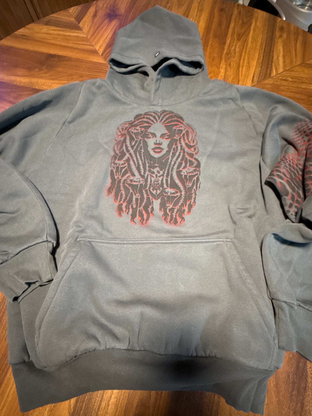 S. A. N. E. exclusive oversize large double layer hoodie