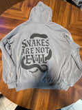 S. A. N. E. double layer large zip up hoodie