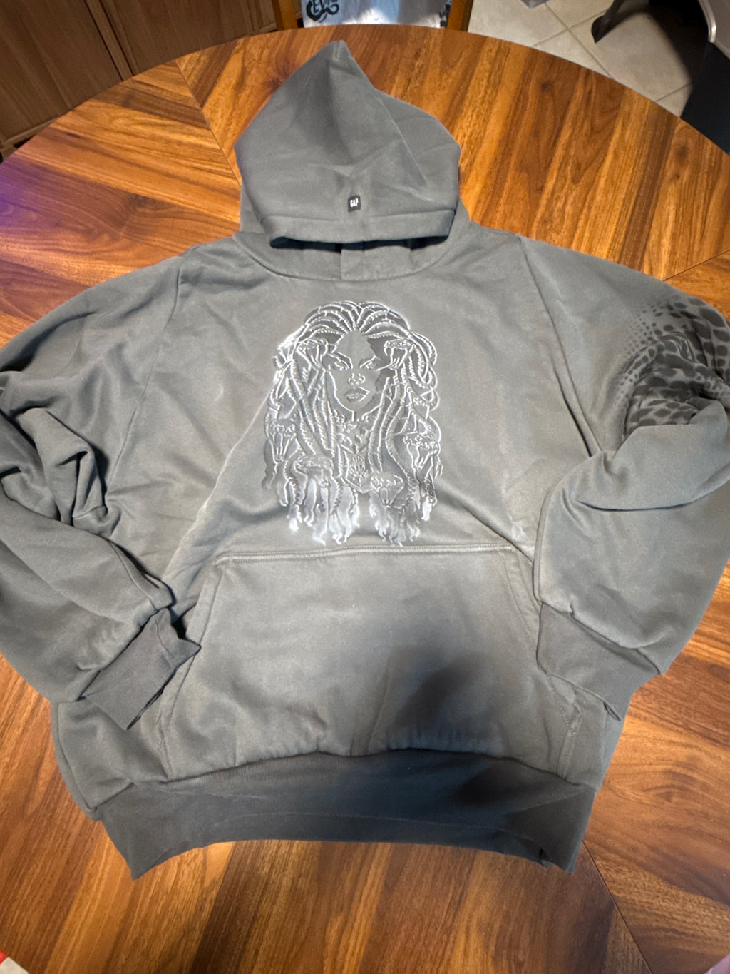 S. A. N. E. exclusive oversize large double layer hoodie