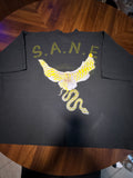S. A. N. E. exclusive oversize large crop top doveT