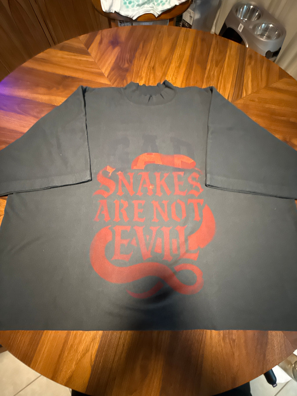S. A. N. E. exclusive oversize large crop top Dove T