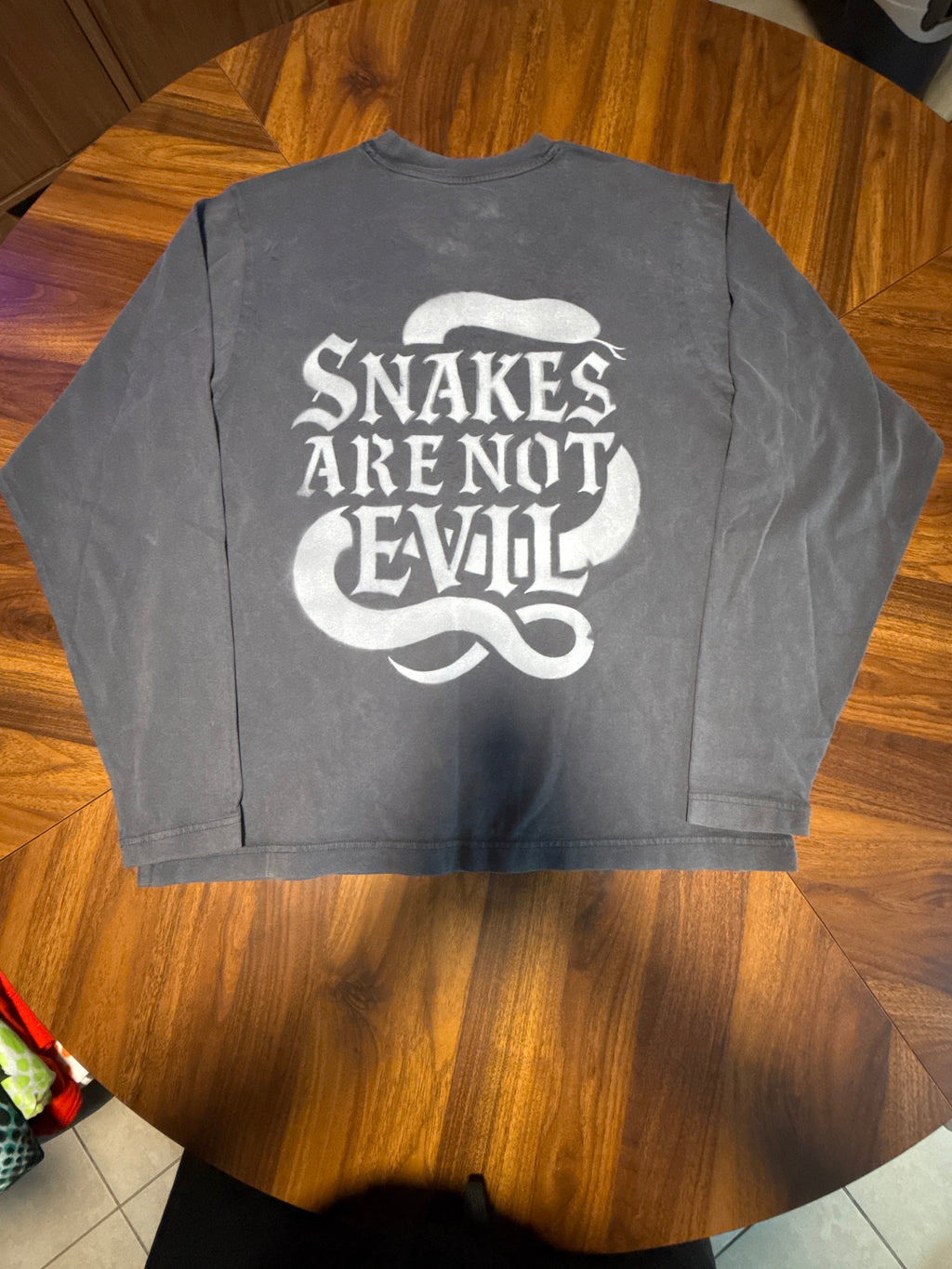 S. A. N. E. oversize medium long sleeve T-shirt